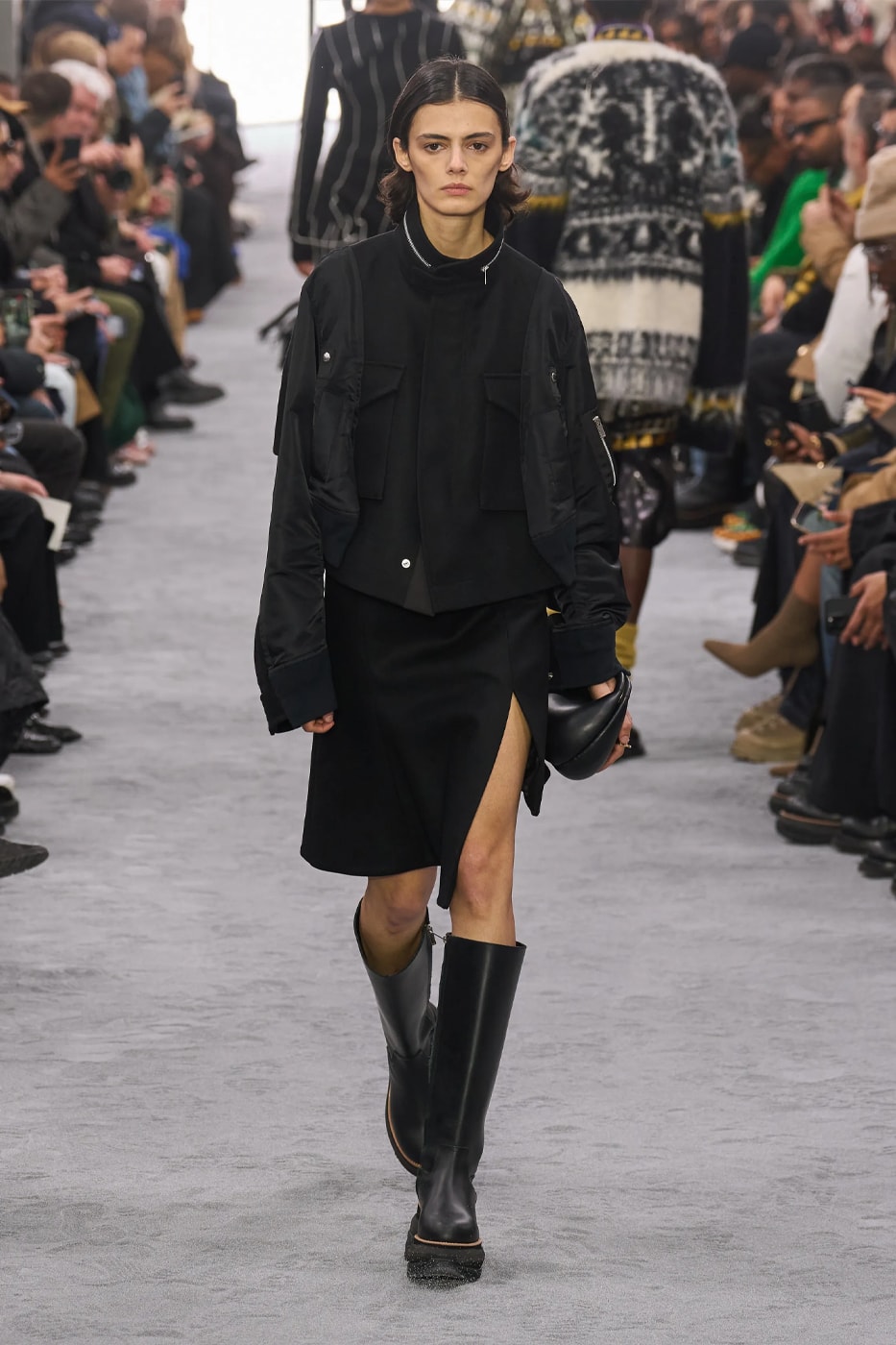 sacai Fall Winter 2024 Paris Fashion Week menswear Chitose Abe runway show sacai FW24 Explores Chitose Abe's Love of Uniform gonzales