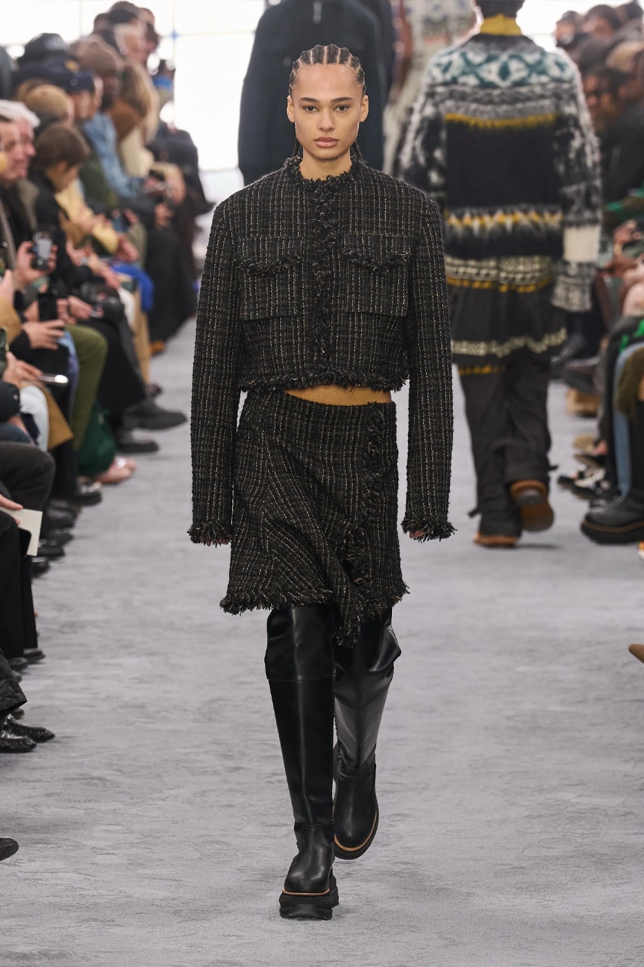 sacai Fall Winter 2024 Paris Fashion Week menswear Chitose Abe runway show sacai FW24 Explores Chitose Abe's Love of Uniform gonzales