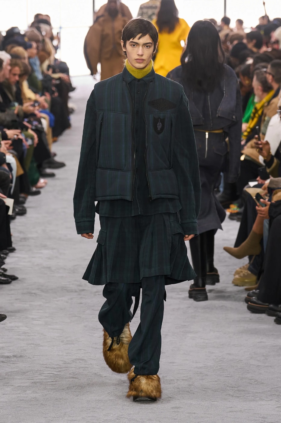 sacai Fall Winter 2024 Paris Fashion Week menswear Chitose Abe runway show sacai FW24 Explores Chitose Abe's Love of Uniform gonzales