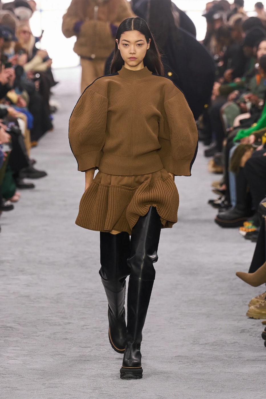 sacai Fall Winter 2024 Paris Fashion Week menswear Chitose Abe runway show sacai FW24 Explores Chitose Abe's Love of Uniform gonzales