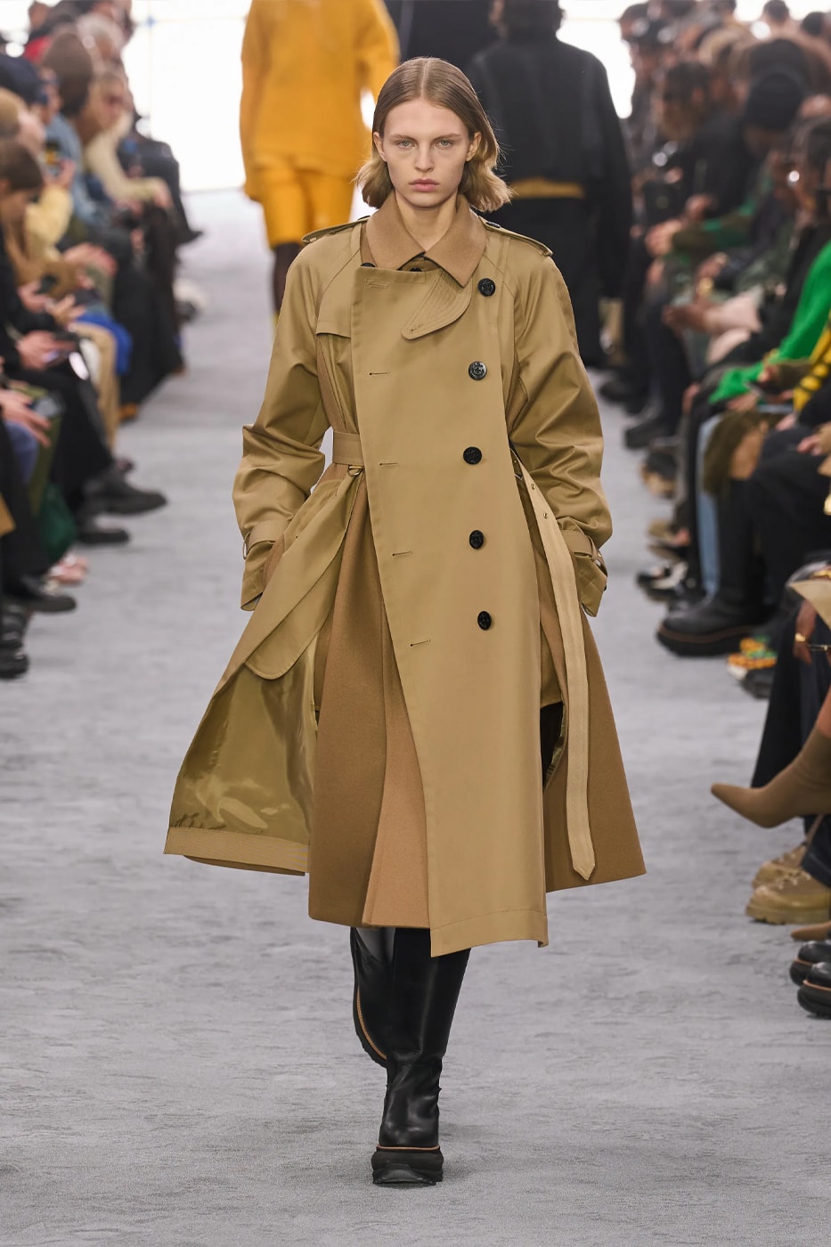 sacai Fall Winter 2024 Paris Fashion Week menswear Chitose Abe runway show sacai FW24 Explores Chitose Abe's Love of Uniform gonzales