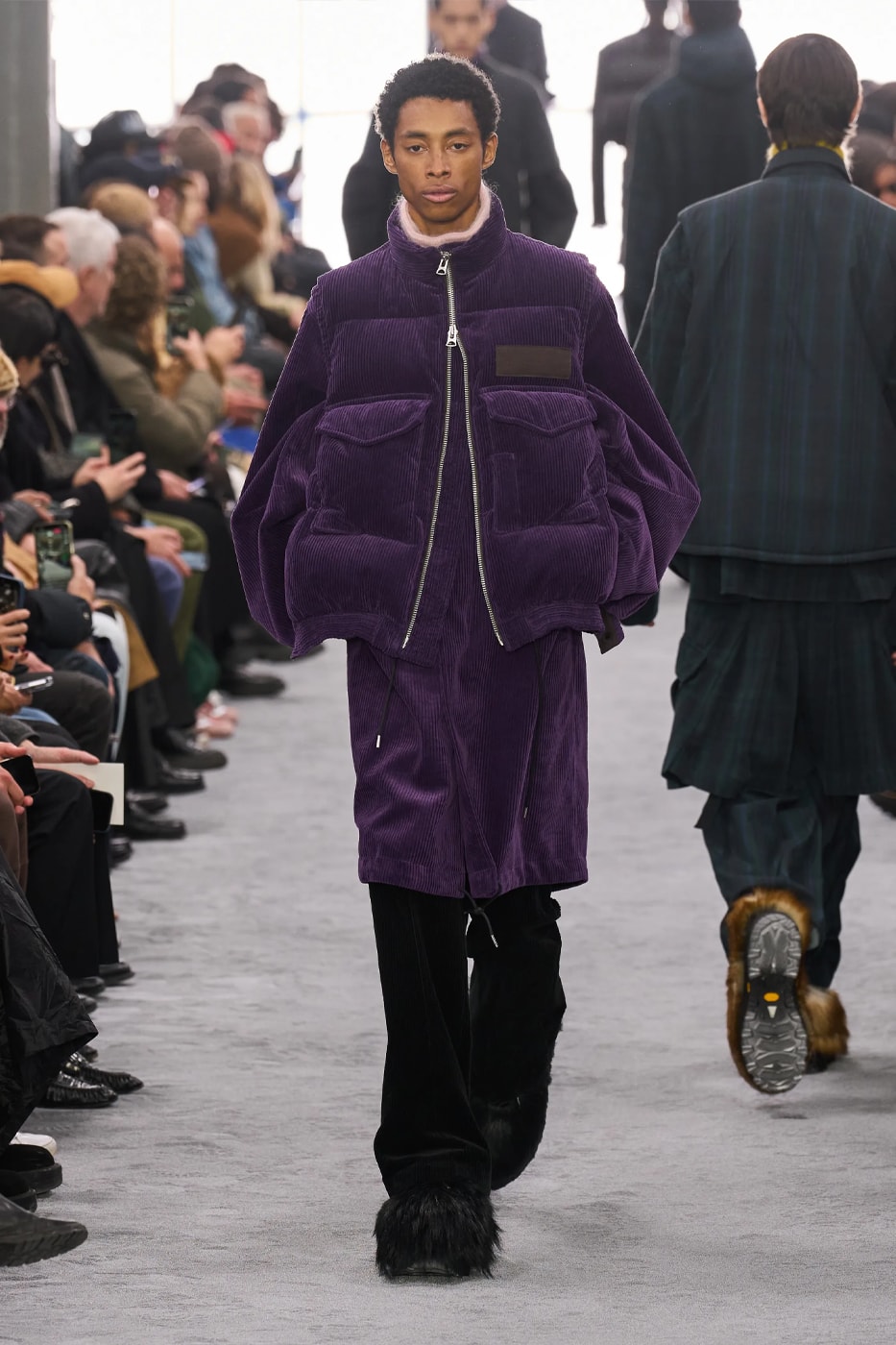 sacai Fall Winter 2024 Paris Fashion Week menswear Chitose Abe runway show sacai FW24 Explores Chitose Abe's Love of Uniform gonzales