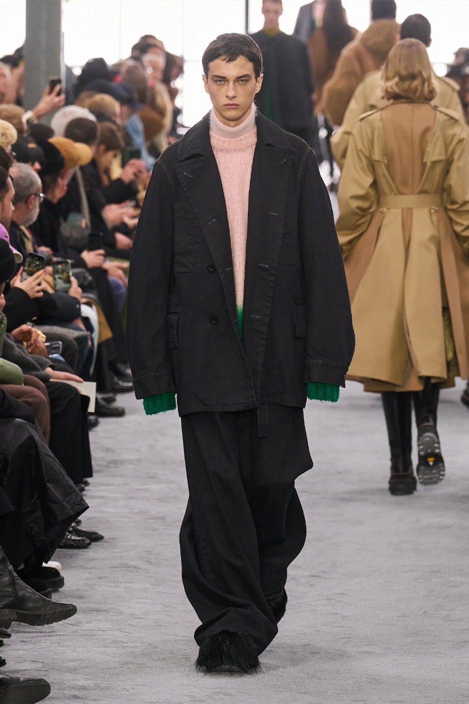 sacai Fall Winter 2024 Paris Fashion Week menswear Chitose Abe runway show sacai FW24 Explores Chitose Abe's Love of Uniform gonzales