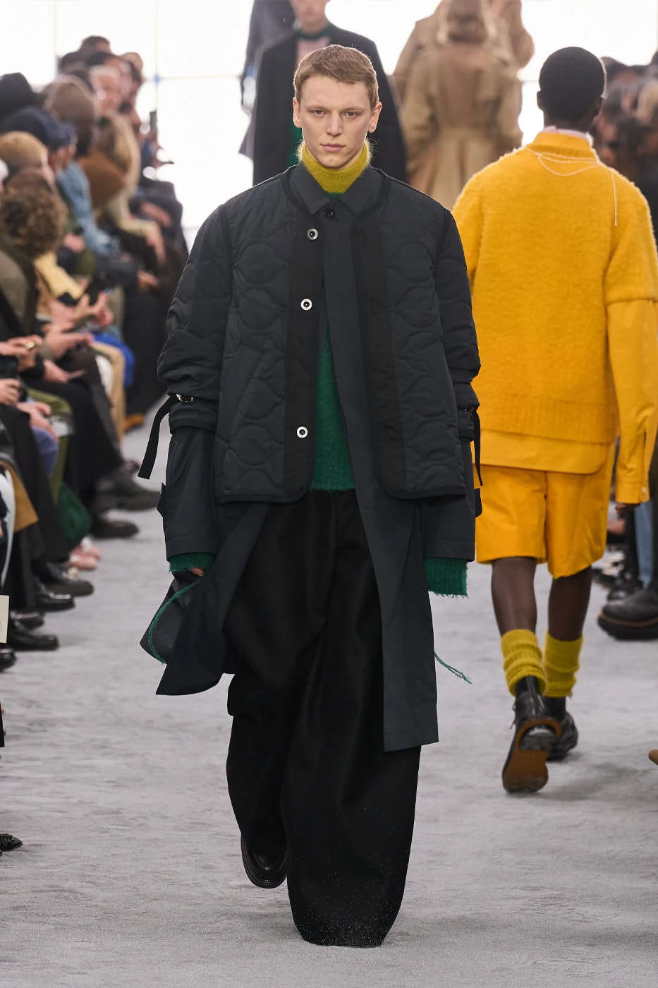 sacai Fall Winter 2024 Paris Fashion Week menswear Chitose Abe runway show sacai FW24 Explores Chitose Abe's Love of Uniform gonzales