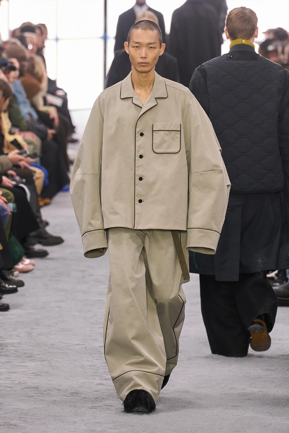 sacai Fall Winter 2024 Paris Fashion Week menswear Chitose Abe runway show sacai FW24 Explores Chitose Abe's Love of Uniform gonzales