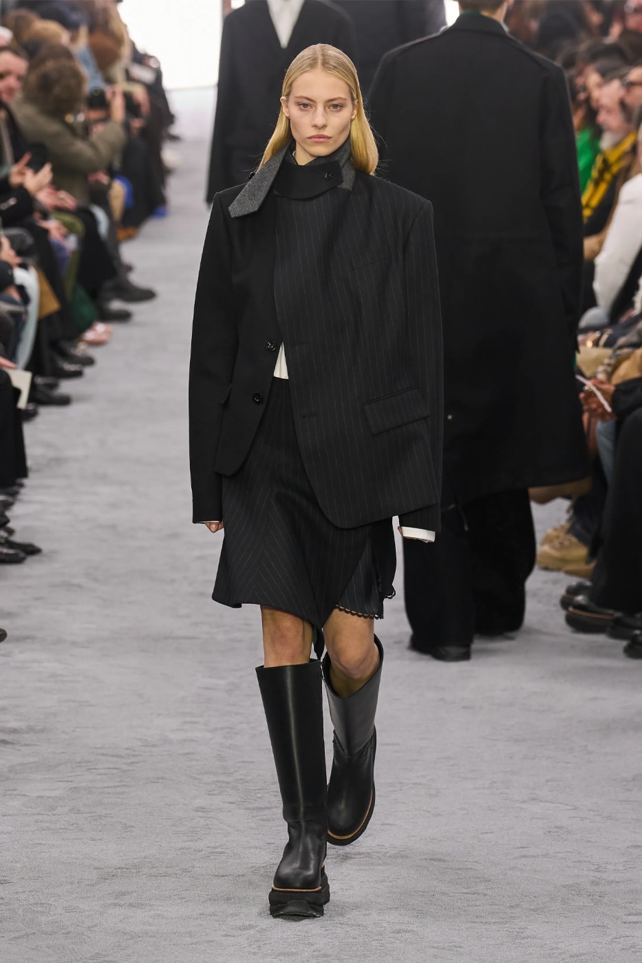 sacai Fall Winter 2024 Paris Fashion Week menswear Chitose Abe runway show sacai FW24 Explores Chitose Abe's Love of Uniform gonzales