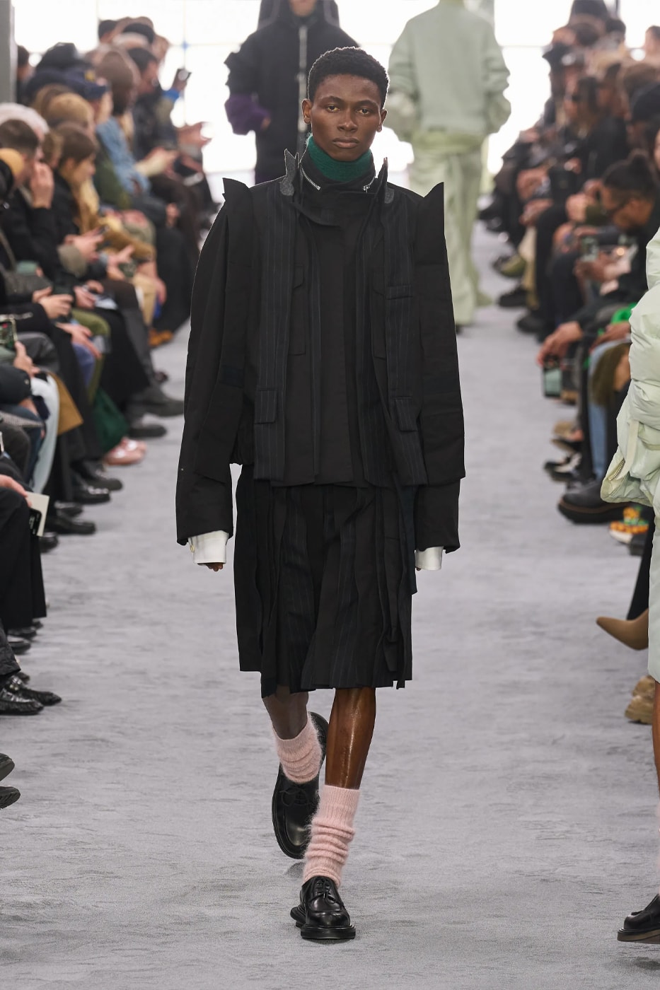 sacai Fall Winter 2024 Paris Fashion Week menswear Chitose Abe runway show sacai FW24 Explores Chitose Abe's Love of Uniform gonzales