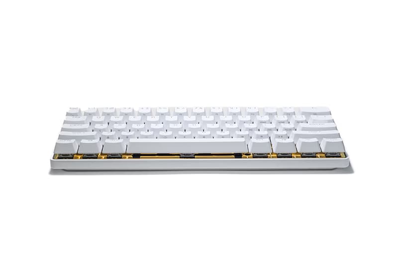 SteelSeries Drops Super Limited White and Gold Apex Pro Mini Keyboard 250 Limited Edition Alienware