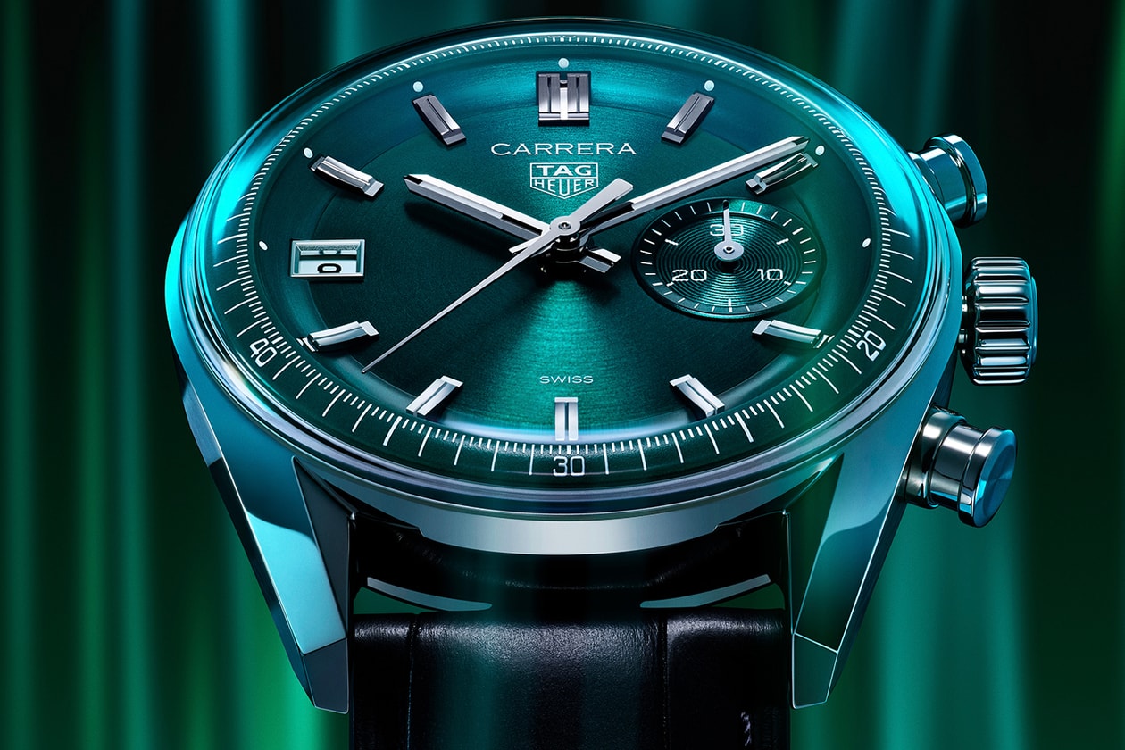 TAG Heuer LVMH Watch Week 2024 Carrera Chronograph Teal Green 