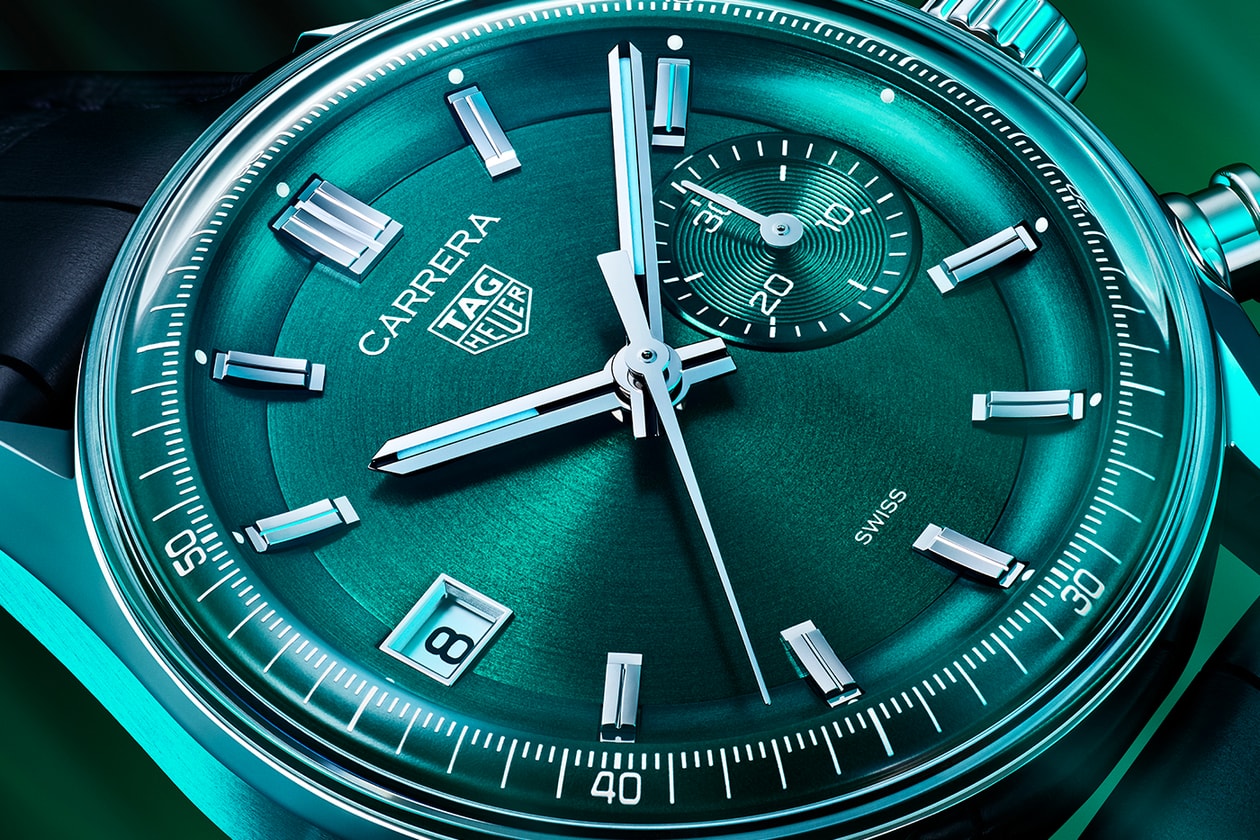 TAG Heuer LVMH Watch Week 2024 Carrera Chronograph Teal Green 