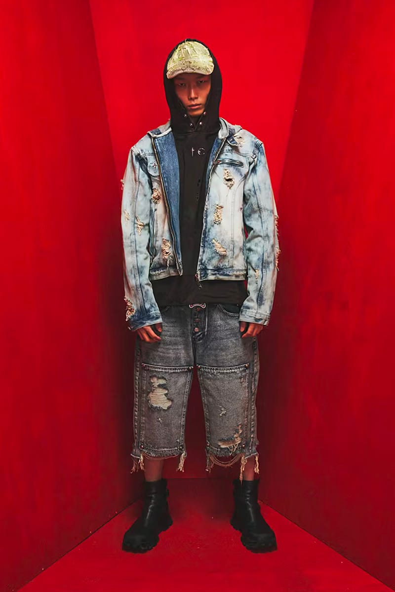 Thug Club TRIBAL TREE DENIM JACKETセットアップ｜メンズ