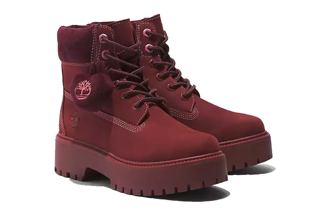 Step With Love in Timberland’s Valentine’s Day 6-Inch Boots red pink valentine love price usd link global store louis vuitton pharrell fashion week six inch timbs new york nyc