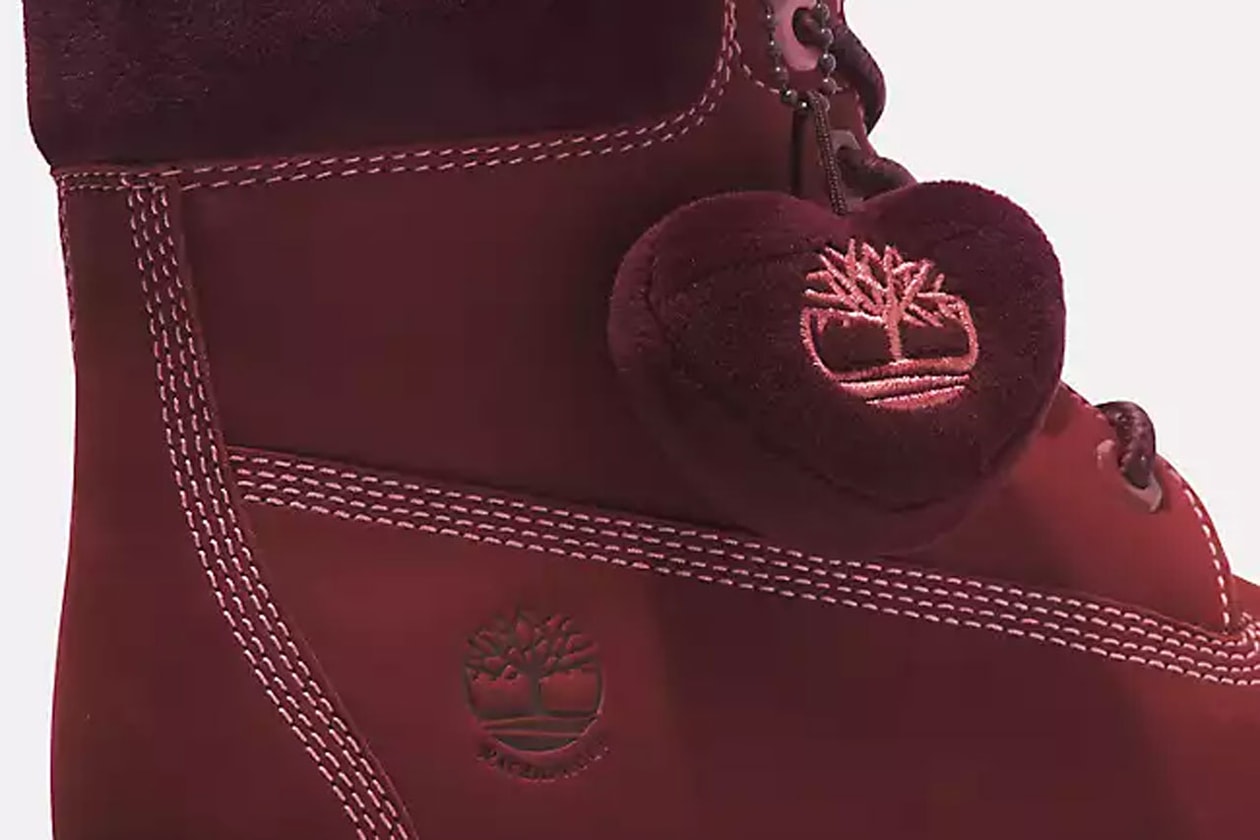 Step With Love in Timberland’s Valentine’s Day 6-Inch Boots red pink valentine love price usd link global store louis vuitton pharrell fashion week six inch timbs new york nyc