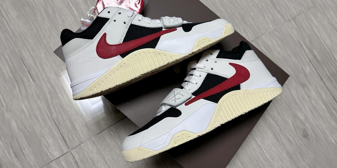 Closer Look At the Red Swoosh-Equipped Travis Scott x Jordan Jumpman Jack