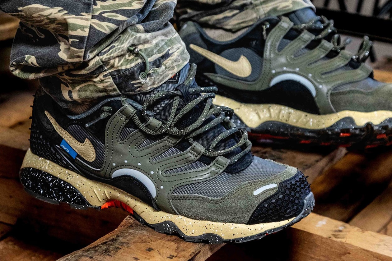 UNDEFEATED Nike Air Terra Humara Olive Release Info date store list buying guide photos price FN7546-300 cargo khaki FN7546-301 light menta