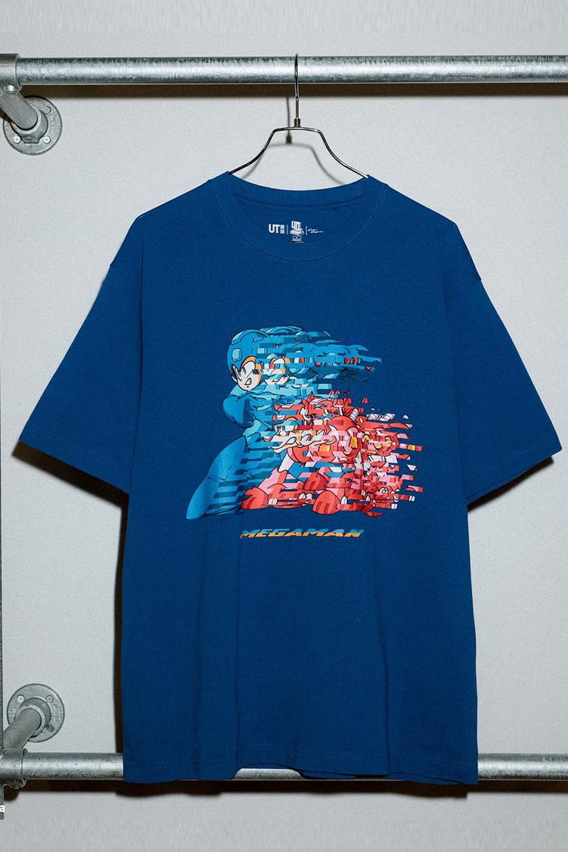 UNIQLO UT Celebrates Capcom's 40th Anniversary in New Collection capsule street fighter tekken graphic tee drop release Ghosts 'n Goblins, Mega Man, Final Fight, graphic designer Kosuke Kawamura, Street Fighter II, Devil May Cry, Monster Hunter and Resident Evil 4.