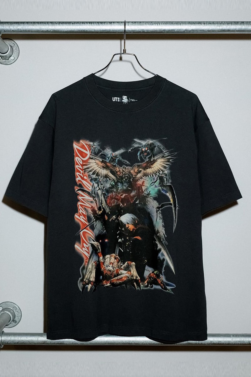 UNIQLO UT Celebrates Capcom's 40th Anniversary in New Collection capsule street fighter tekken graphic tee drop release Ghosts 'n Goblins, Mega Man, Final Fight, graphic designer Kosuke Kawamura, Street Fighter II, Devil May Cry, Monster Hunter and Resident Evil 4.