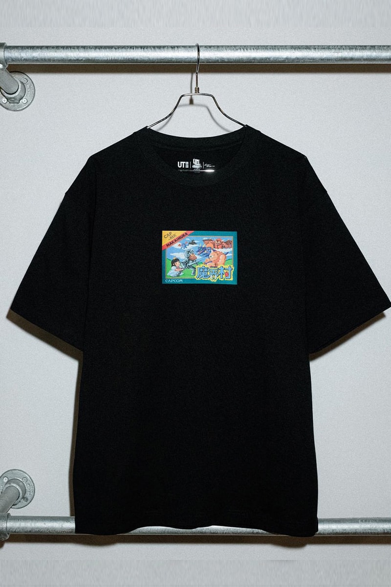 UNIQLO UT Celebrates Capcom's 40th Anniversary in New Collection capsule street fighter tekken graphic tee drop release Ghosts 'n Goblins, Mega Man, Final Fight, graphic designer Kosuke Kawamura, Street Fighter II, Devil May Cry, Monster Hunter and Resident Evil 4.