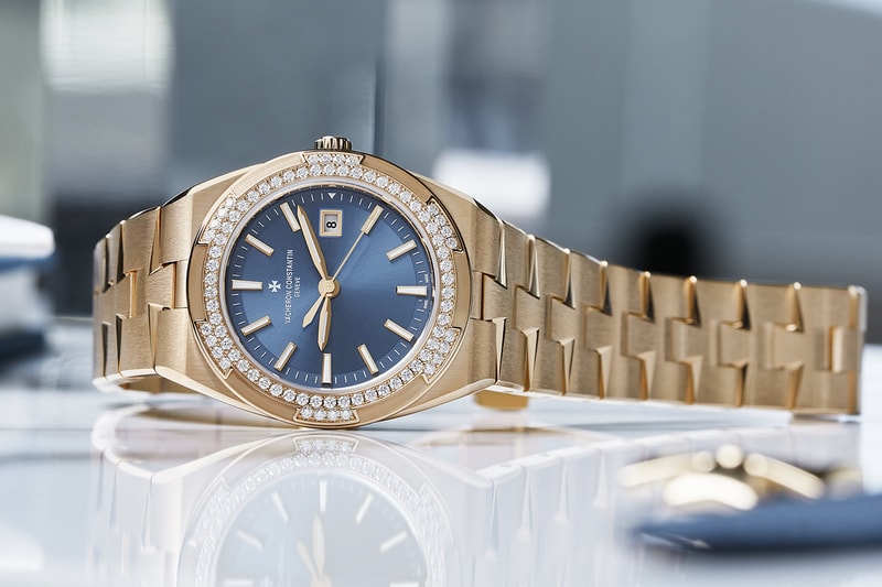 Vacheron Constantin Overseas Quartz Denim-Blue Dial Pink Gold 33mm Release Info