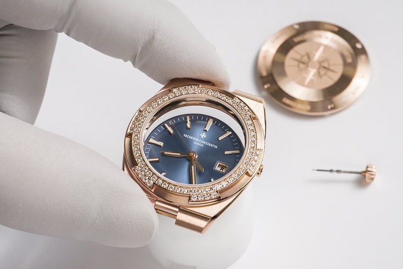Vacheron Constantin Overseas Quartz Denim-Blue Dial Pink Gold 33mm Release Info