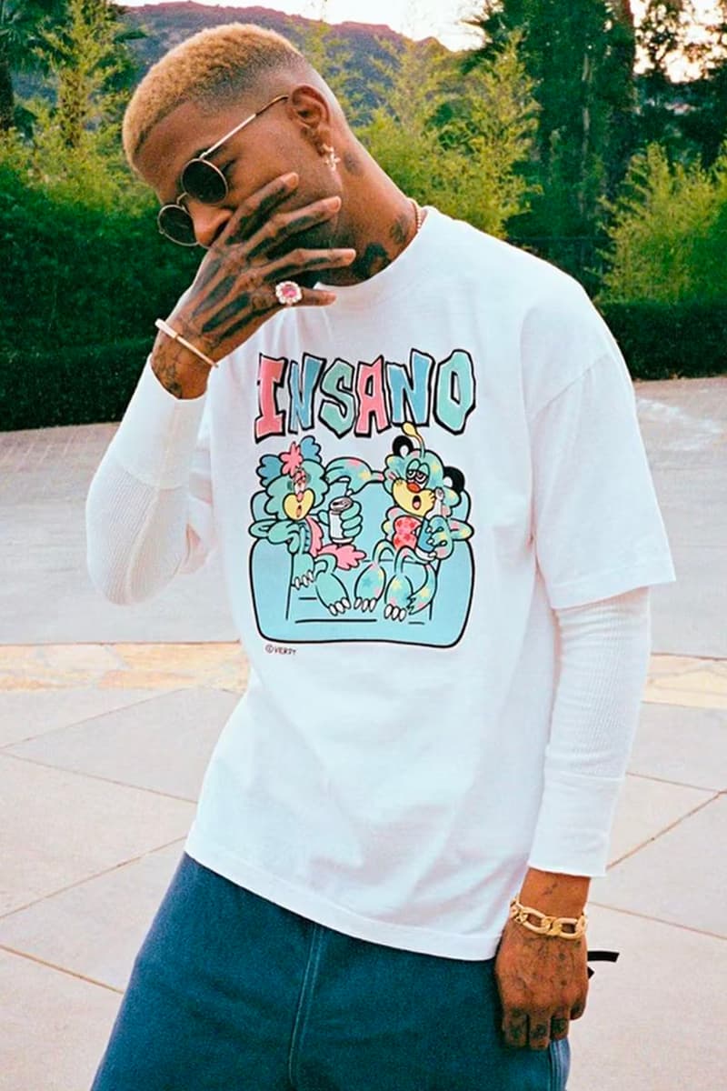 VERDY Visty Kizzy Kid Cudi INSANO Album Tee Release Info Date Buy Price 