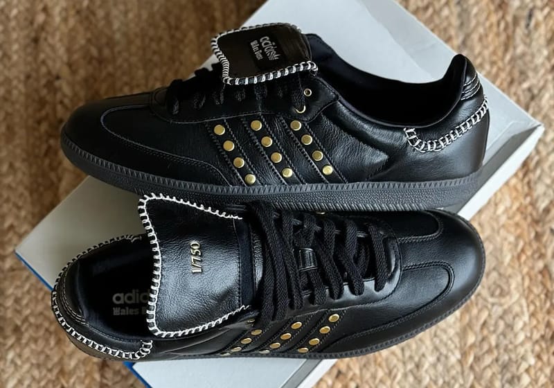 Wales Bonner × adidas Samba "Black/Gold" Studded (SS24 1st 2024)（wales-bonner × adidas）