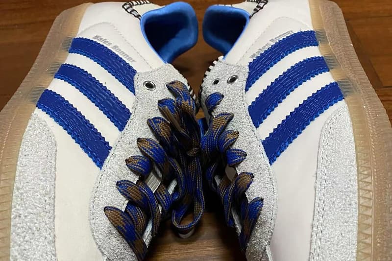 The First Wales Bonner x adidas Samba of 2024 Is Electric fashion week instagram woganwodeyang grace sneaker footwear shoe price release link drop