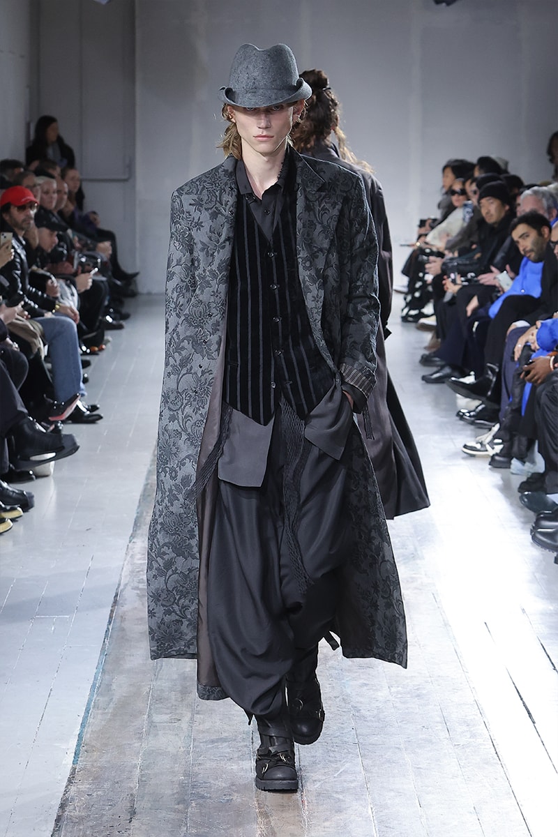 Yohji Yamamoto FW24 fall winter 2024 paris fashion week runway show collection menswear