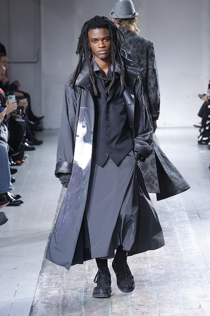 Yohji Yamamoto FW24 fall winter 2024 paris fashion week runway show collection menswear