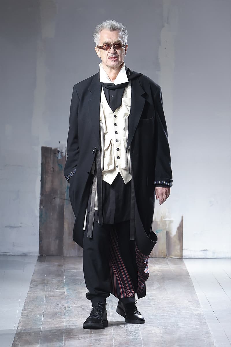 Yohji Yamamoto FW24 fall winter 2024 paris fashion week runway show collection menswear