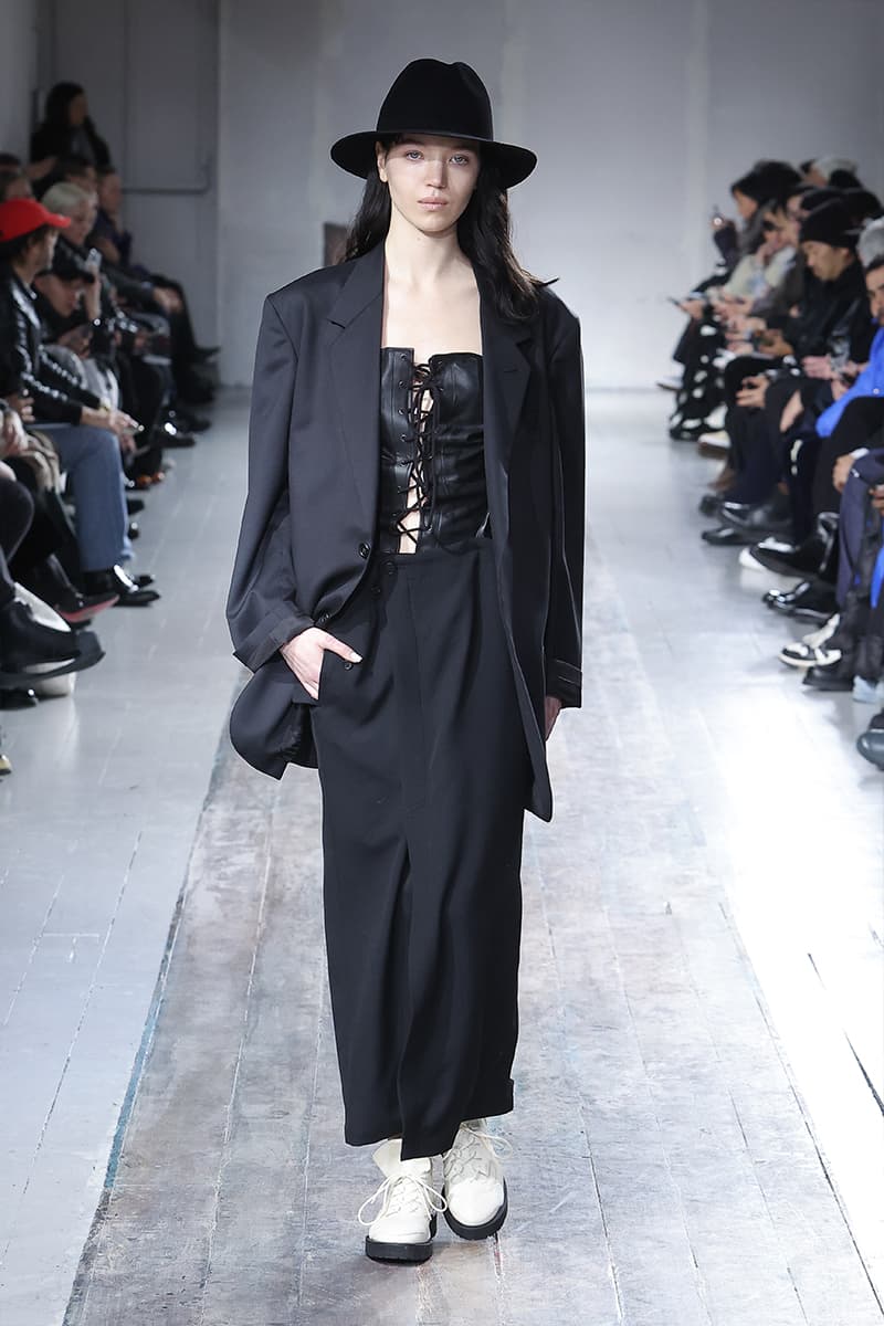 Yohji Yamamoto FW24 fall winter 2024 paris fashion week runway show collection menswear