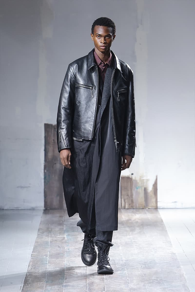 Yohji Yamamoto FW24 fall winter 2024 paris fashion week runway show collection menswear