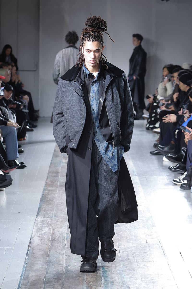 Yohji Yamamoto FW24 fall winter 2024 paris fashion week runway show collection menswear