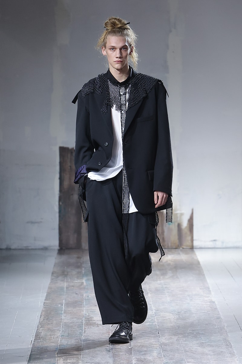 Yohji Yamamoto's Call To Slow Down in AW24 Pour Homme Collection