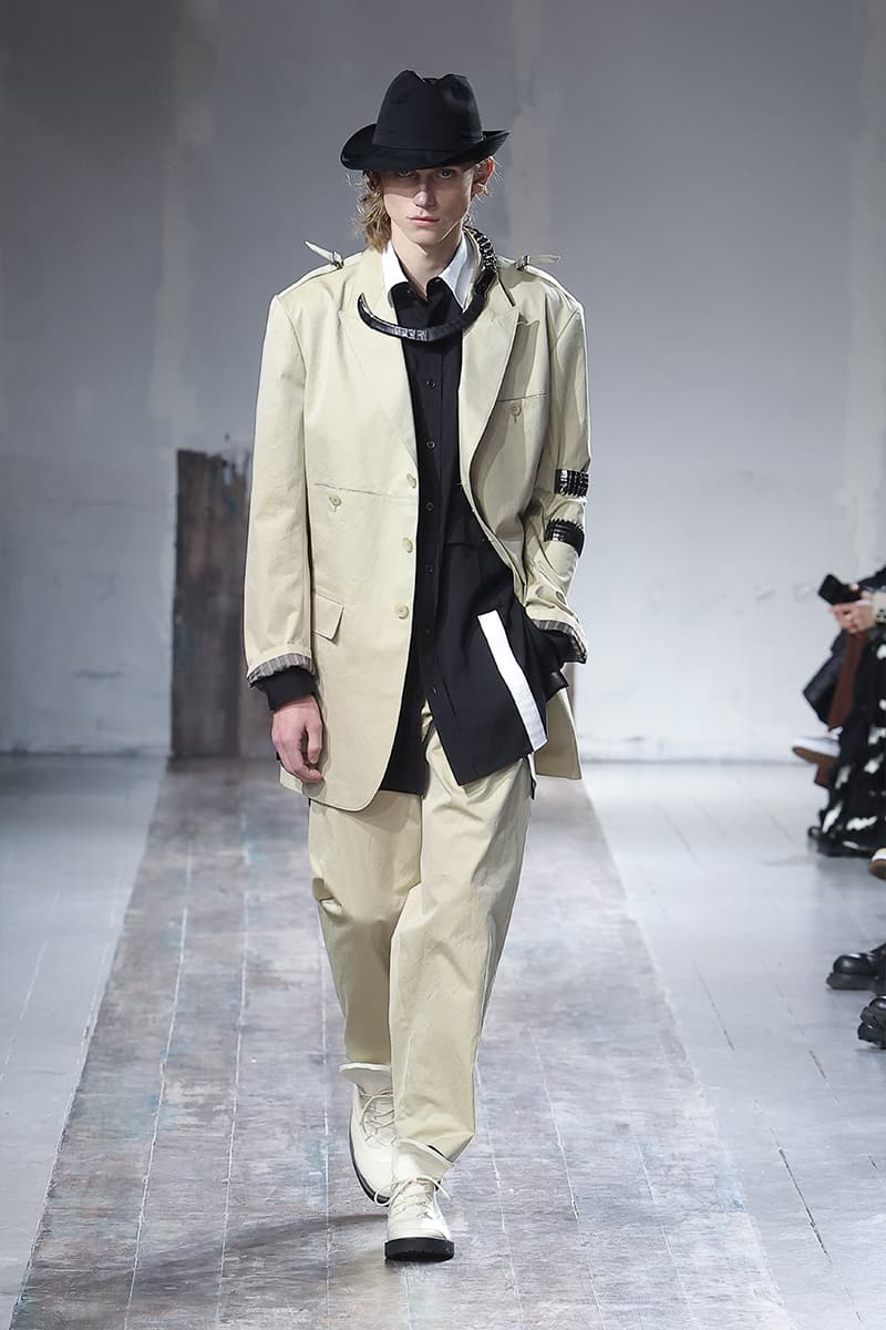 Yohji Yamamoto FW24 fall winter 2024 paris fashion week runway show collection menswear