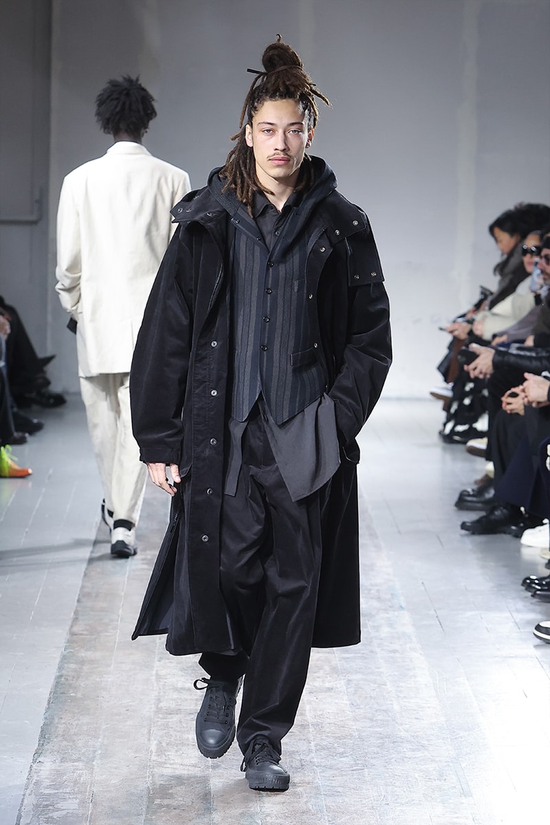 Yohji Yamamoto FW24 fall winter 2024 paris fashion week runway show collection menswear