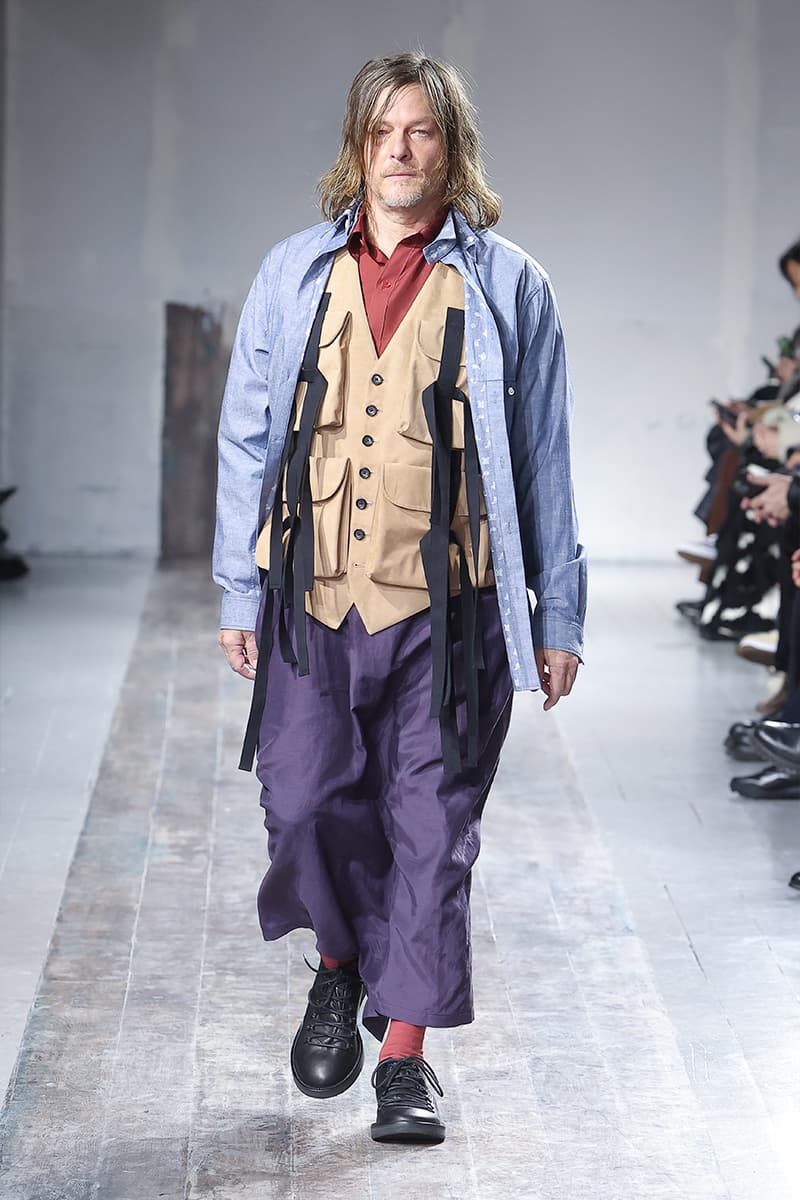 Yohji Yamamoto FW24 fall winter 2024 paris fashion week runway show collection menswear