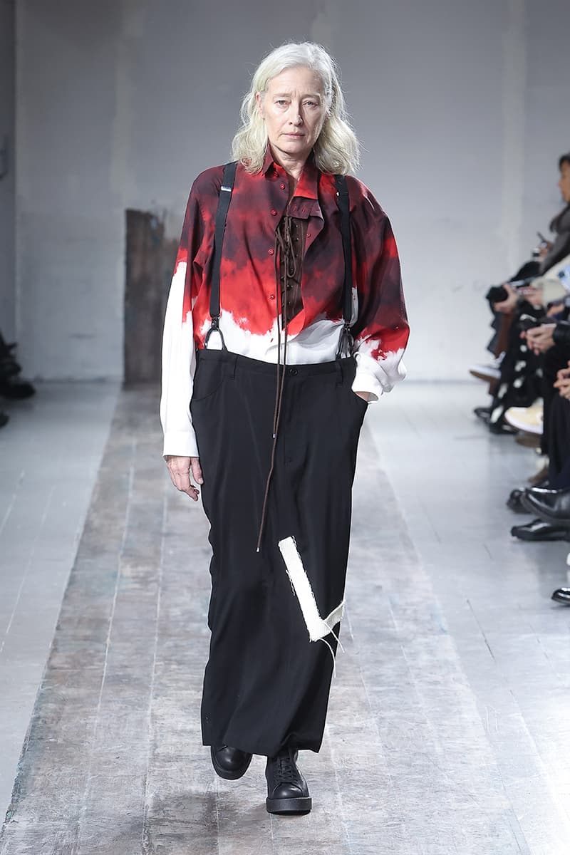 Yohji Yamamoto FW24 fall winter 2024 paris fashion week runway show collection menswear