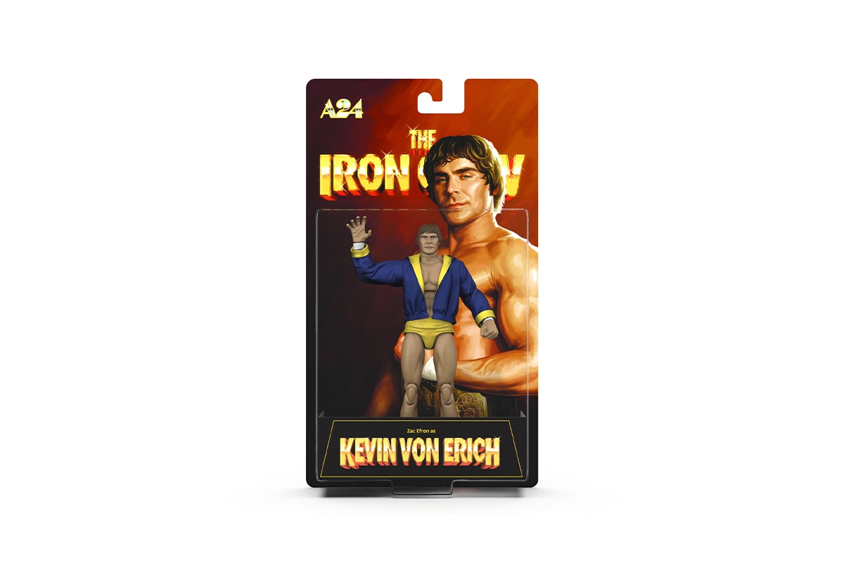 Zac Efron The Iron Claw Kevin Von Erich A24 Action Figure release Info
