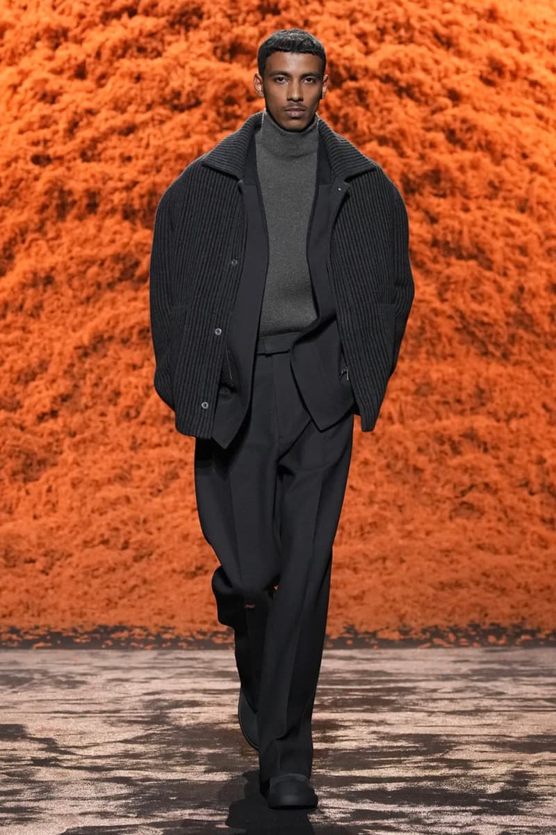 Zegna Fall/Winter 2024 Collection Milan Fashion Week Men's Menswear Runway Images