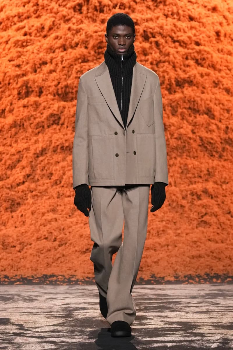 Zegna Fall/Winter 2024 Collection Milan Fashion Week Men's Menswear Runway Images