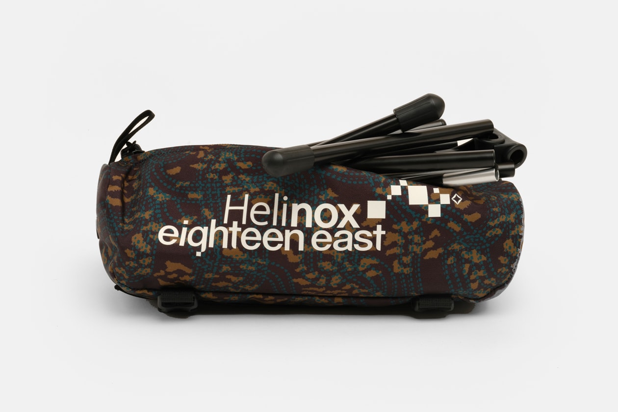 18 east helinox collaboration tracks camo print tactical chair one field duffle bag official release date info photos price store list buying guide