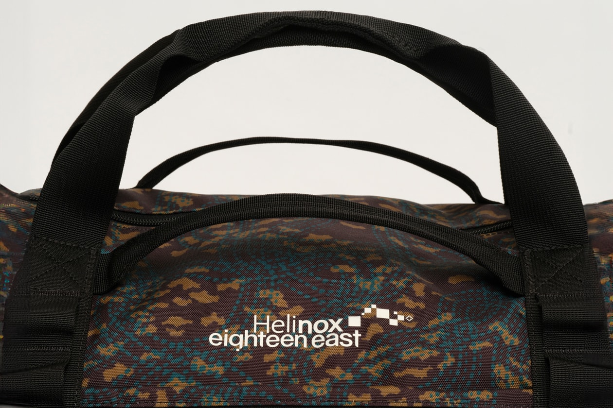 18 east helinox collaboration tracks camo print tactical chair one field duffle bag official release date info photos price store list buying guide