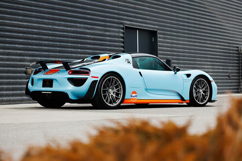 2015 Porsche 918 Spyder Weissach Auction Info