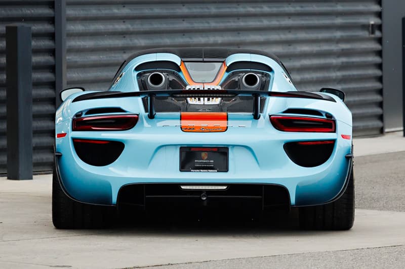 2015 Porsche 918 Spyder Weissach Auction Info