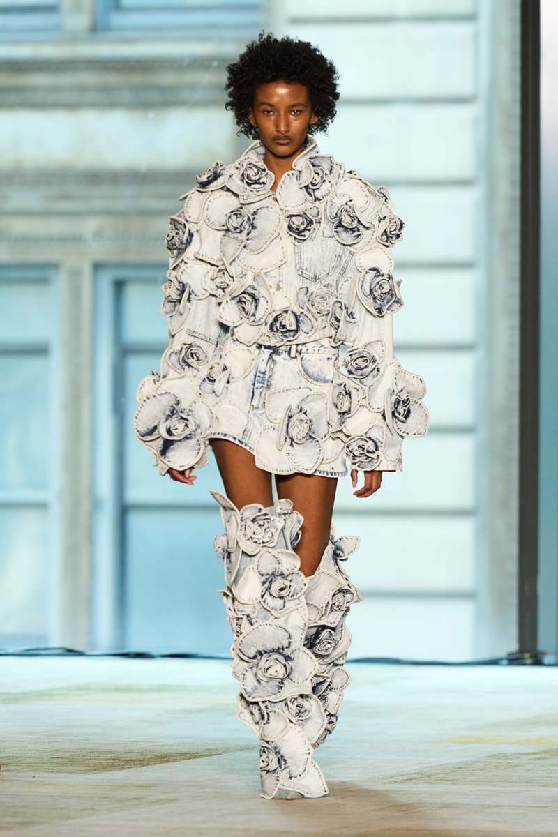 princess polly baby blue dress AKNVAS Fall/Winter 2024 Collection NYFW
