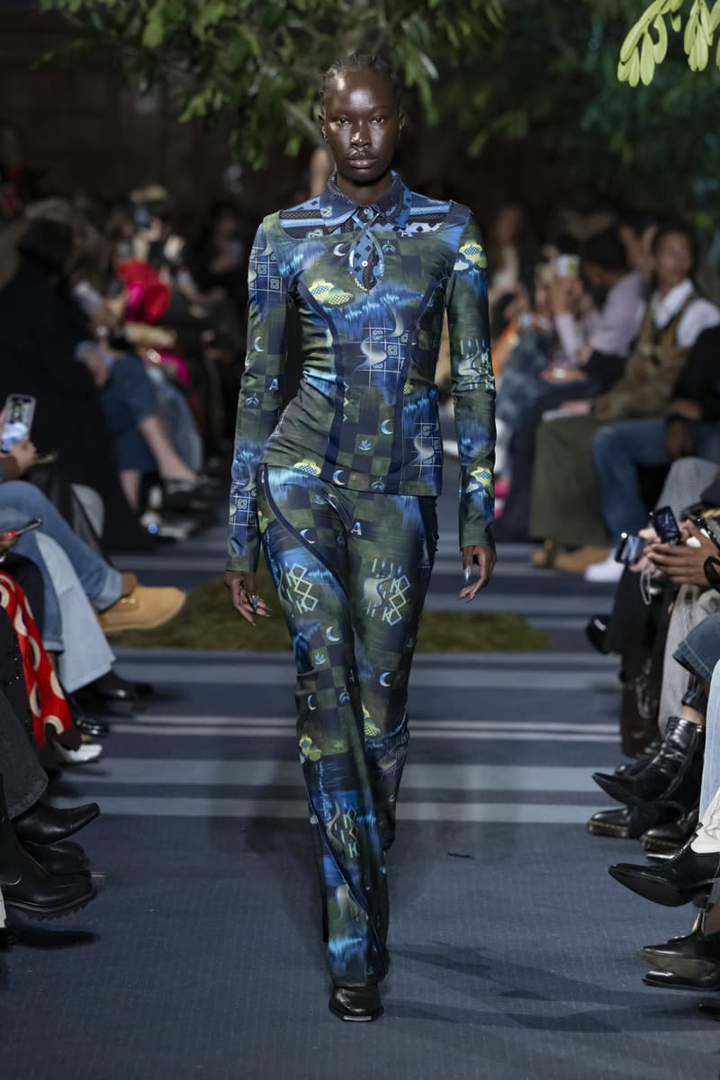 Ahluwalia Fall Winter 2024 London Fashion Week menswear womenswear runway show Levis collaboration Priya Ahluwalia