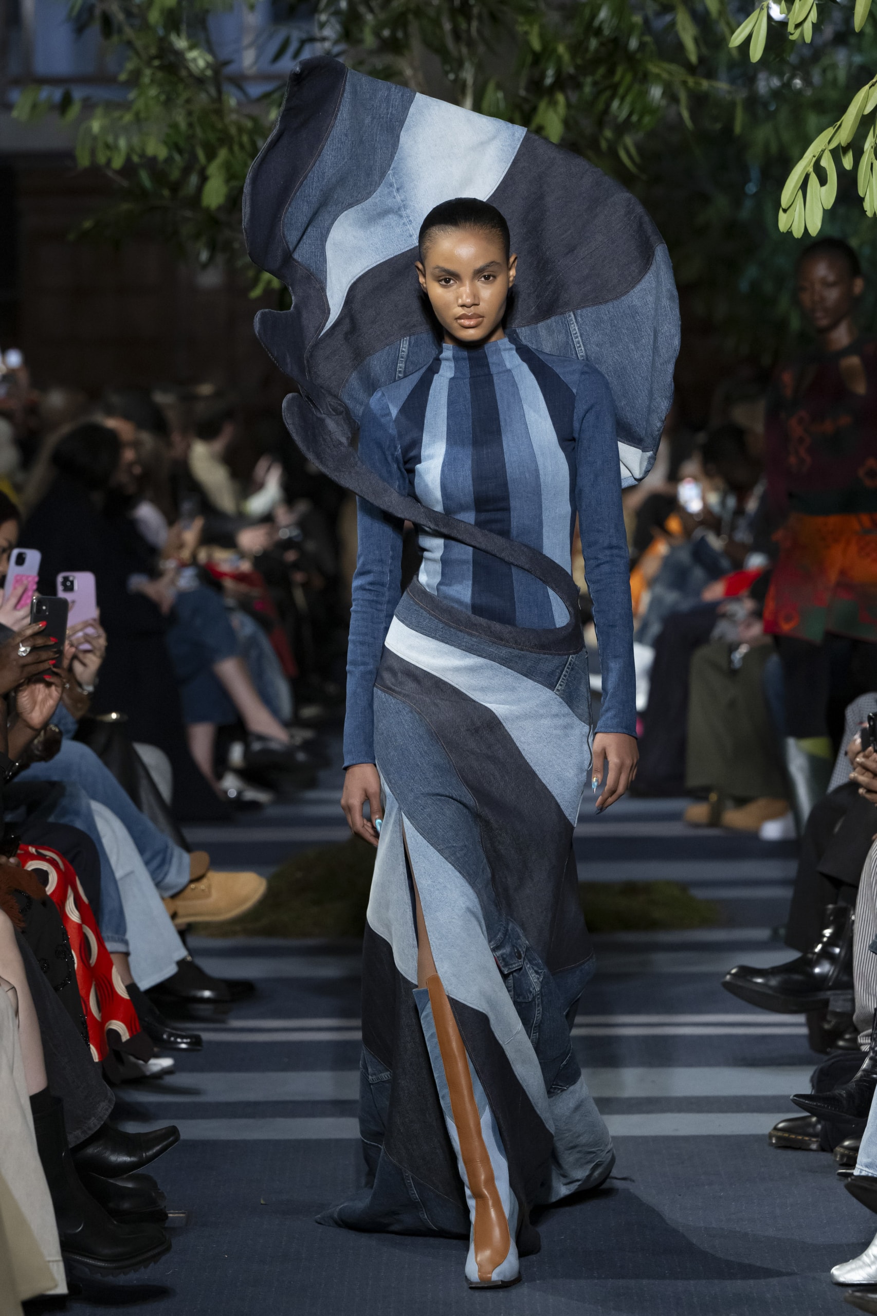 Ahluwalia Fall Winter 2024 London Fashion Week menswear womenswear runway show Levis collaboration Priya Ahluwalia