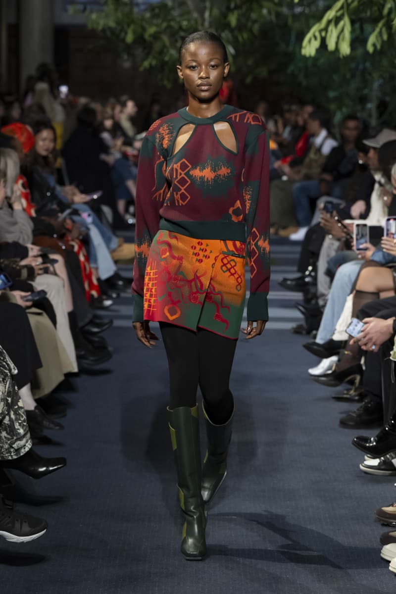 Ahluwalia Fall Winter 2024 London Fashion Week menswear womenswear runway show Levis collaboration Priya Ahluwalia