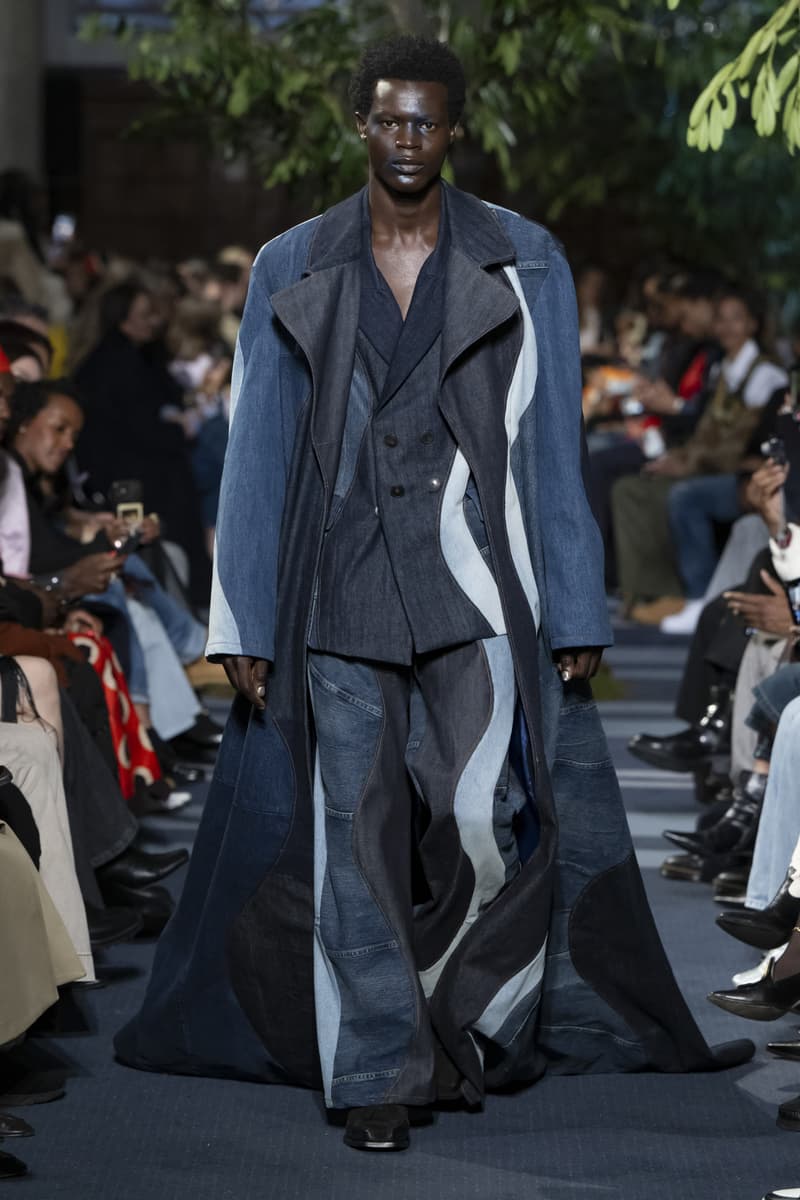 Ahluwalia Fall Winter 2024 London Fashion Week menswear womenswear runway show Levis collaboration Priya Ahluwalia